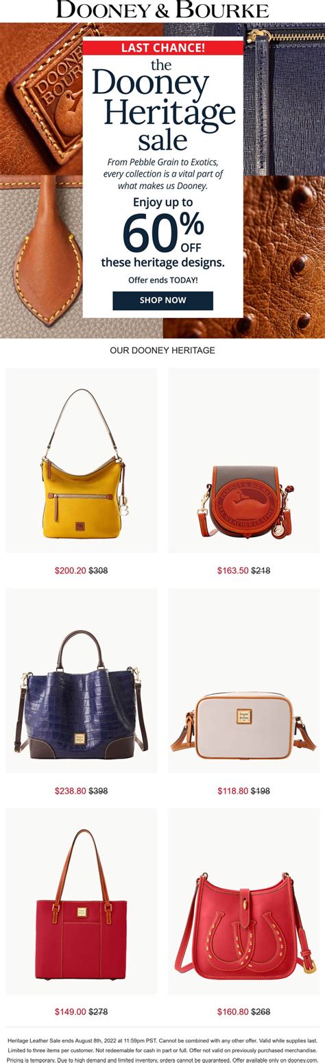 dooney and bourke coupons 2024